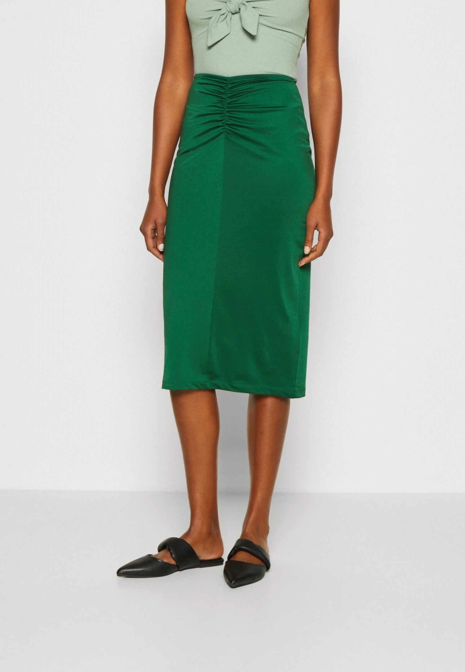 Anna Field Falda De Tubo - Dark Green 1 Anna Field Falda De Tubo - Dark Green