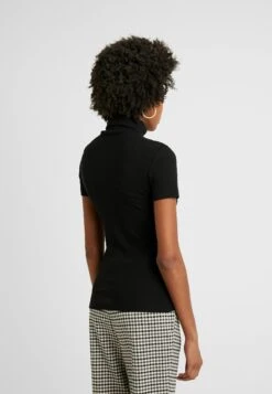 1/2 Sleeve Roll Neck - Camiseta Básica - Black -Ofertas Anna Field Tienda 0a239e99fae149dbaccc083d83873777