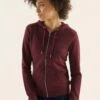 Anna Field Sudadera Con Cremallera - Bordeaux