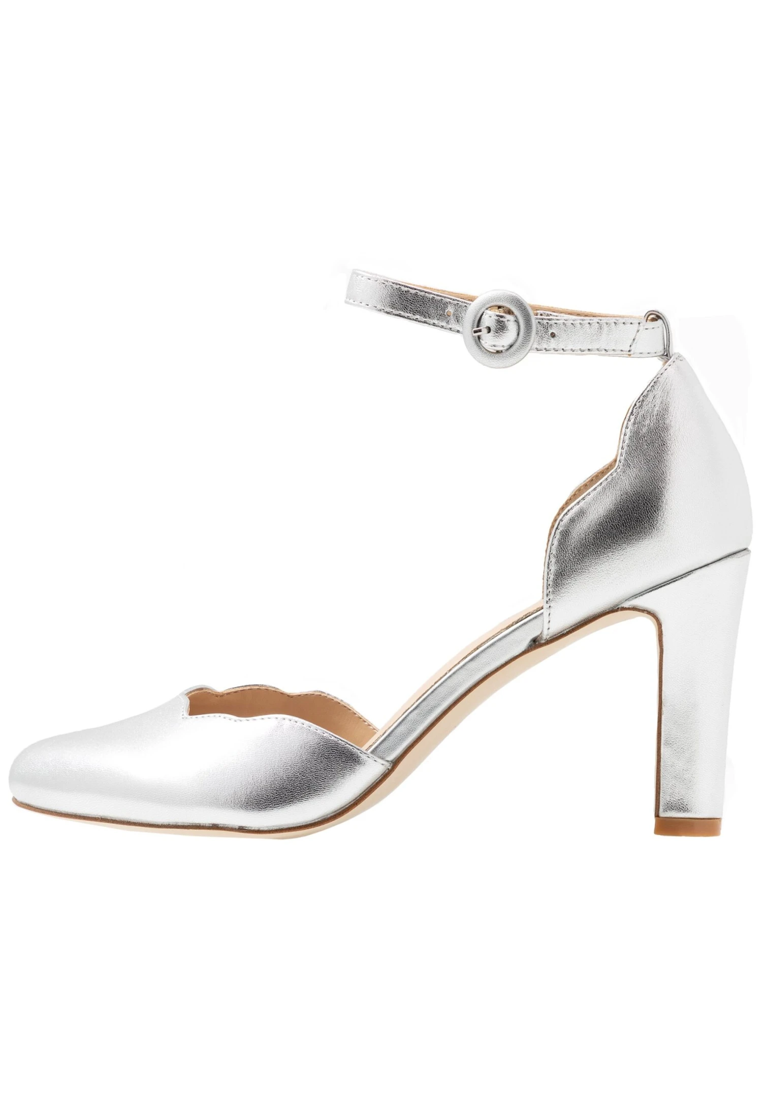Anna Field Leather Pumps - Zapatos Altos - Silver 2 Anna Field Leather Pumps - Zapatos Altos - Silver - Imagen 2