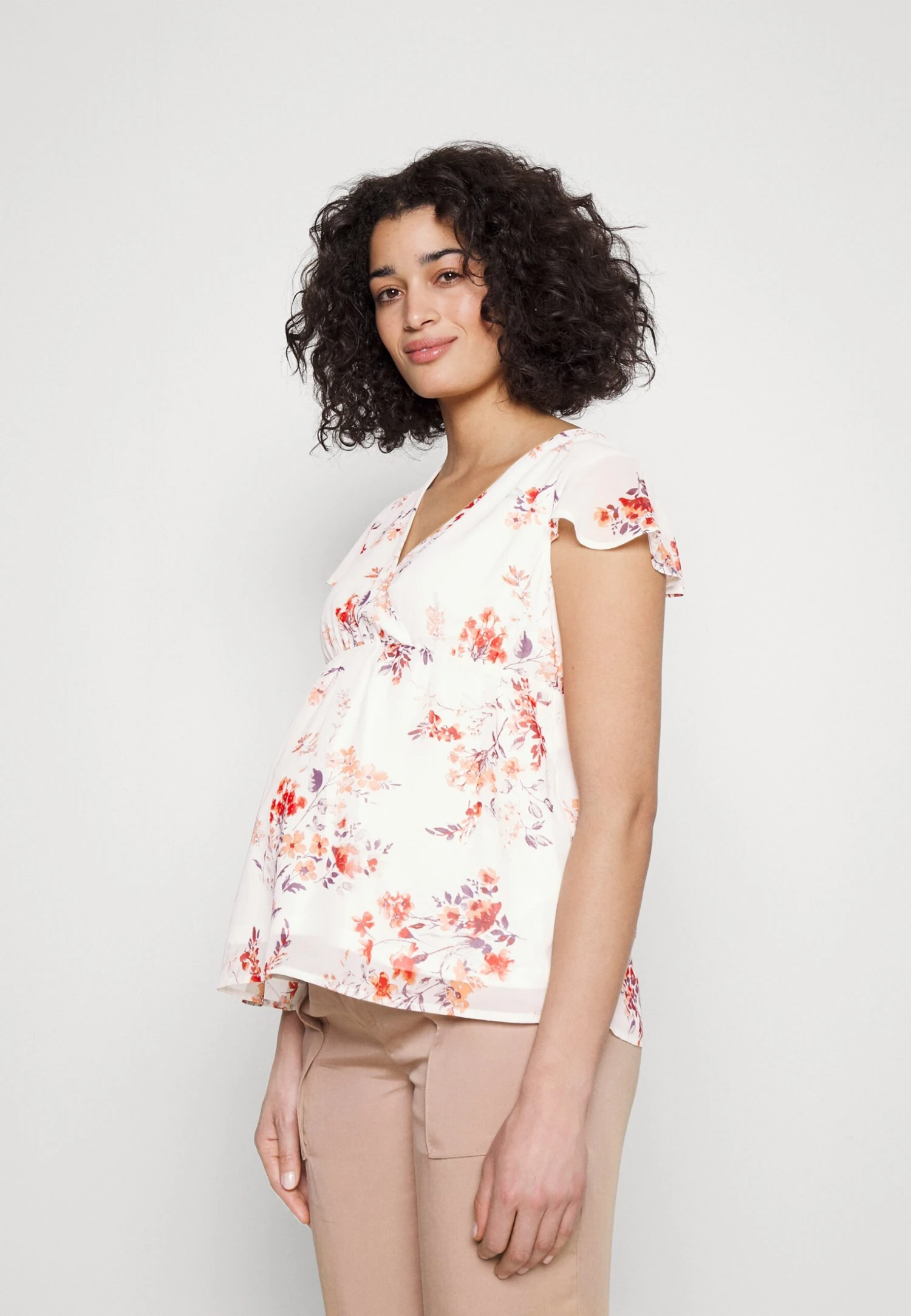 Mama Belt - Blusa - White/Red 1 Mama Belt - Blusa - White/Red