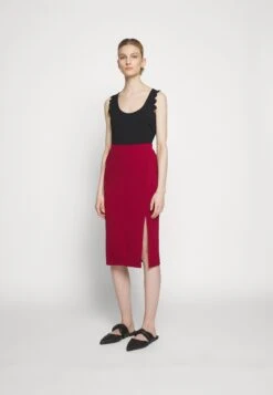 Anna Field Falda De Tubo - Dark Red -Ofertas Anna Field Tienda 1a4811d8b8b844c18ea957f12d0c985c