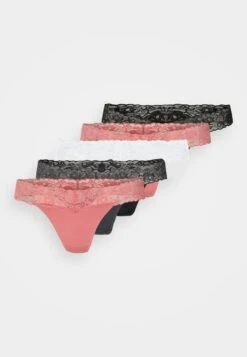 Anna Field 5 Pack - Tanga - Pink/Black 12 Anna Field 5 Pack - Tanga - Pink/Black -Ofertas Anna Field Tienda 1c463709fd844946b3e5307b613b4f0d