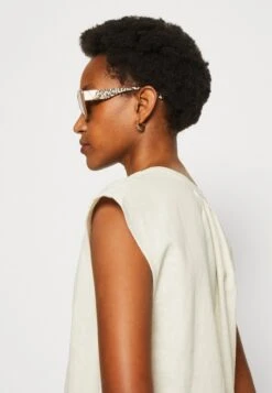 Anna Field Linen-Mix Shirt - Camiseta Estampada - Beige -Ofertas Anna Field Tienda 2fb36661147a41f894f1c22c9eb9fce0