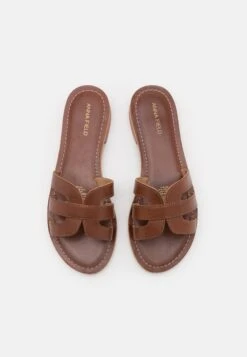 Anna Field Leather - Sandalias Planas - Brown -Ofertas Anna Field Tienda 3fe1022d6f234b95839c3f88aa5e6e6c