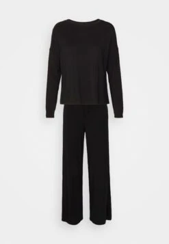 Anna Field Wide Leg - Pijama - Black -Ofertas Anna Field Tienda 47a0df92ee3b49adb76c1e8058292cf4