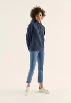 Anna Field Jersey Con Capucha - Dark Blue/Mottled Blue -Ofertas Anna Field Tienda 58b75ba0538b45fdb082d3ba38b27a01