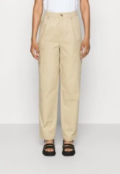 Cargo Trousers- Pantalones - Beige