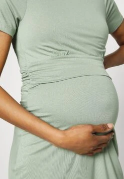 Short Sleeves Ruched Waist Mini Flared Dress - Vestido Ligero - Light Green 9 Short Sleeves Ruched Waist Mini Flared Dress - Vestido Ligero - Light Green -Ofertas Anna Field Tienda 642d80165ad64bb3a32364f3cbfdbc90