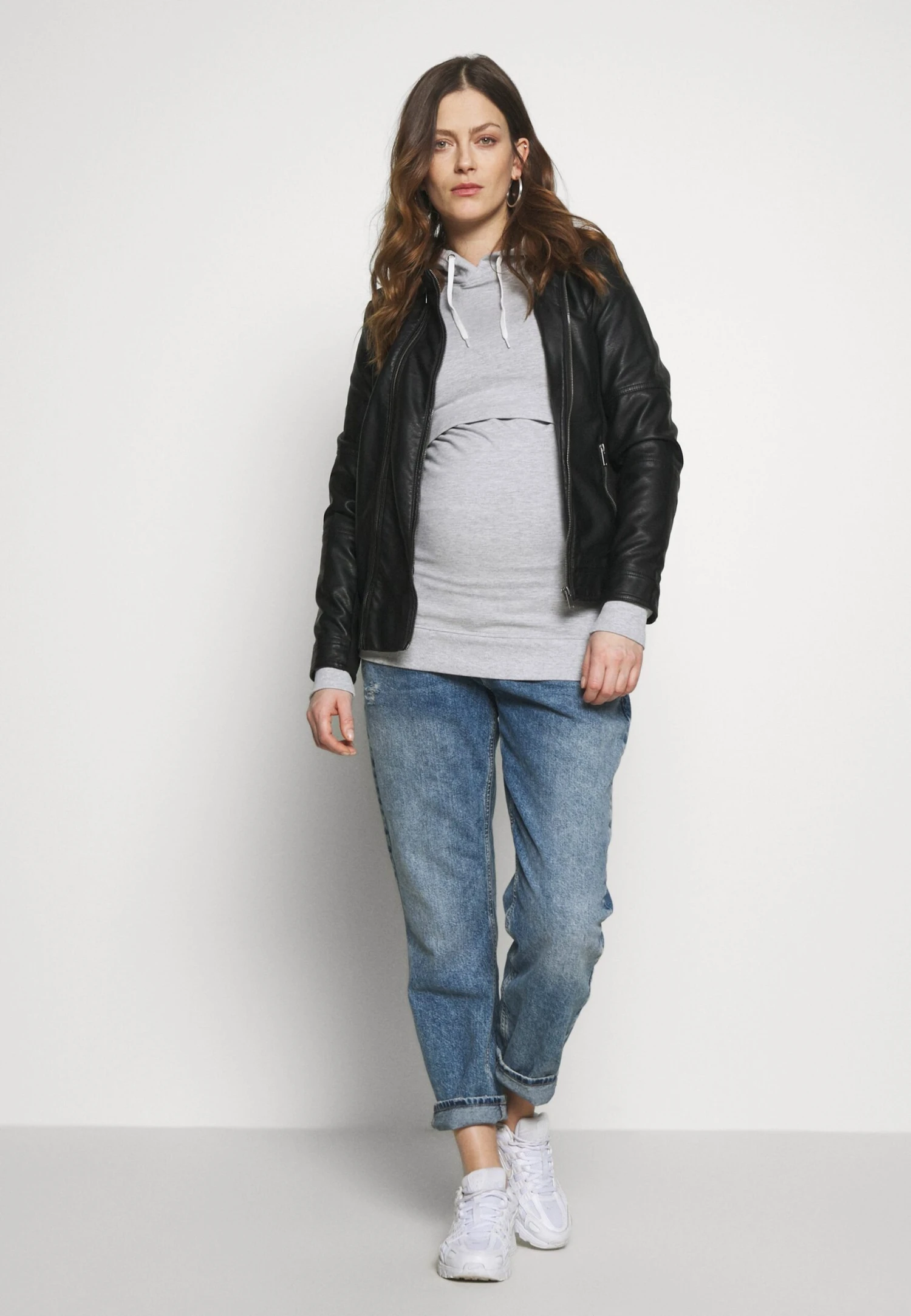 2 Pack Nursing Hoodie - Jersey Con Capucha - Light Grey/Dark Blue 2 2 Pack Nursing Hoodie - Jersey Con Capucha - Light Grey/Dark Blue - Imagen 2