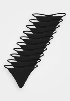 Anna Field Cody 10Pp Cotton Thong - Tanga - Black -Ofertas Anna Field Tienda 6de15257f4c74e21863d51ea6a809790