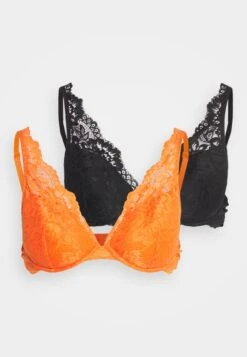 Anna Field 2 Pack - Sujetador Con Aros - Orange/ Black -Ofertas Anna Field Tienda 6fee215d667f4647aa7155a3e015e405
