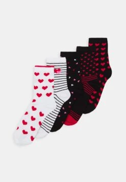Anna Field 5 Pack - Calcetines - Black/White