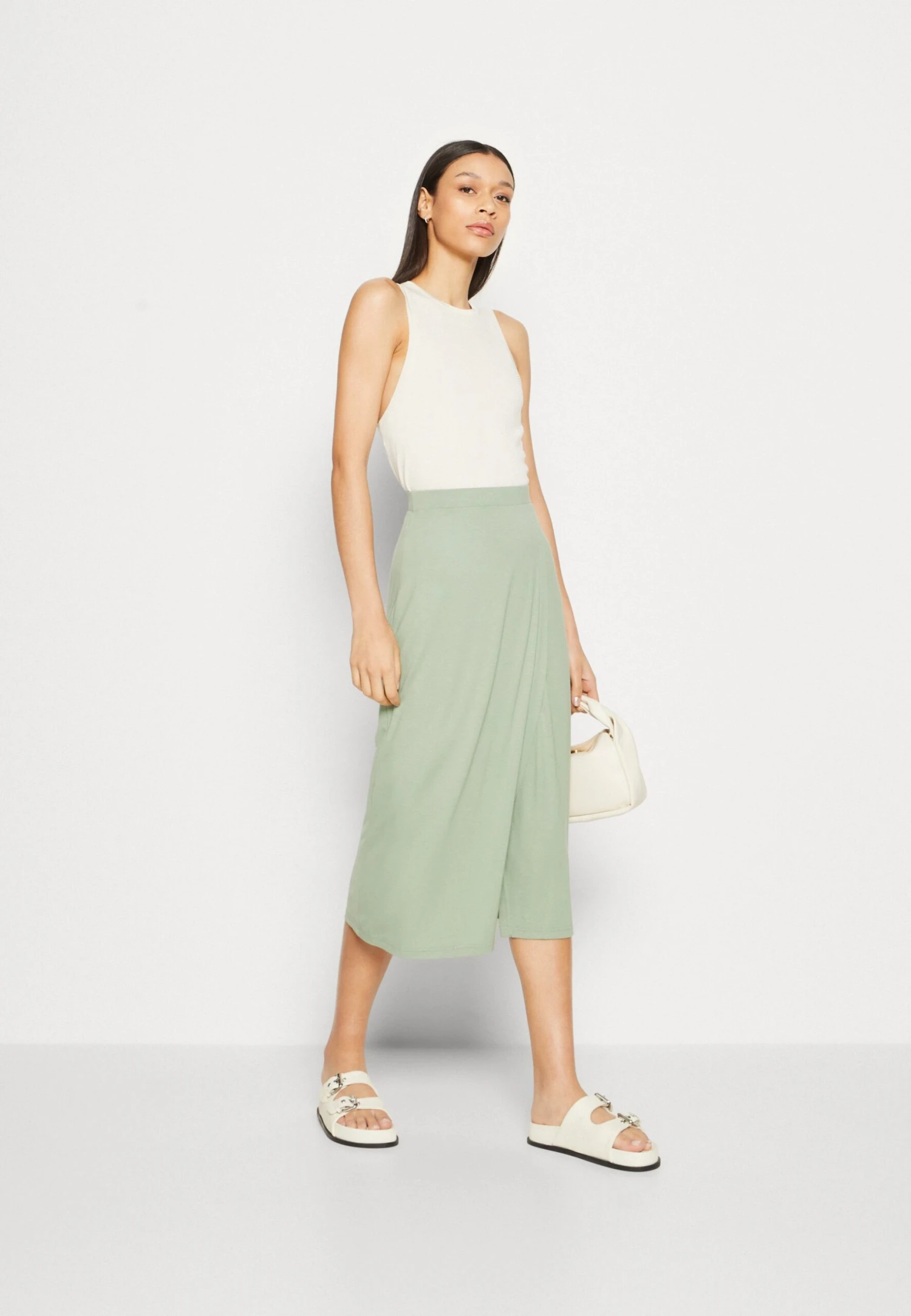 Anna Field Falda Cruzada - Light Green 2 Anna Field Falda Cruzada - Light Green - Imagen 2