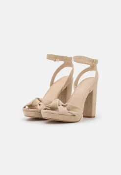 Anna Field Leather - Sandalias De Tacón - Beige -Ofertas Anna Field Tienda 82feec3627fa4a5aac0559953c8c390e