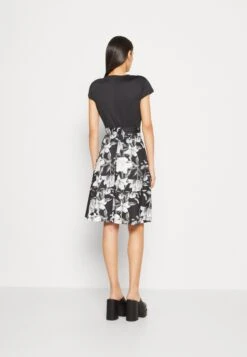 Anna Field Vestido Ligero - Black/Grey/White -Ofertas Anna Field Tienda 9303b5020bc54429b7f136de32263db3