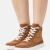 Anna Field Leather - Zapatillas Altas - Cognac