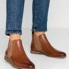Anna Field Leather- Botines Bajos - Cognac