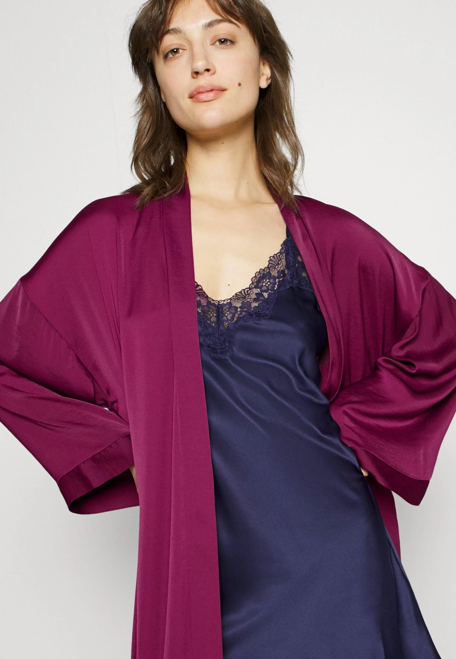 Anna Field Bridal Dressing Gown - Albornoz - Purple 1 Anna Field Bridal Dressing Gown - Albornoz - Purple