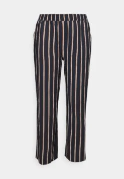 Wide Leg Pant - Pantalones - Dark Blue/Brown/White 8 Wide Leg Pant - Pantalones - Dark Blue/Brown/White -Ofertas Anna Field Tienda aa9df79e817344bbb0010b3b238e8ac1
