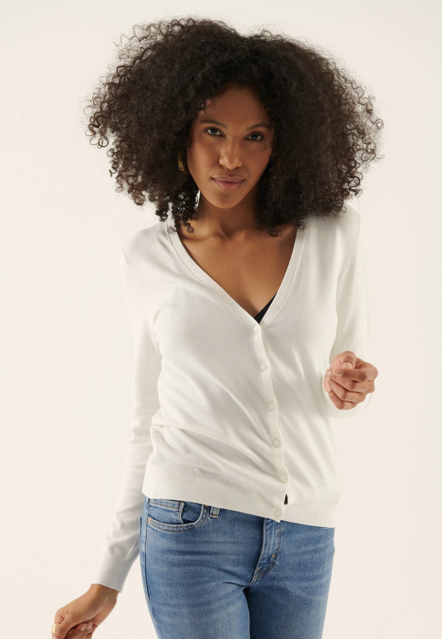 Anna Field Chaqueta De Punto - Off-White 1 Anna Field Chaqueta De Punto - Off-White