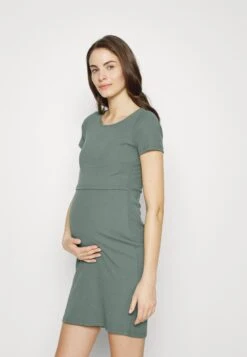 Short Sleeves- Vestido Ligero - Green