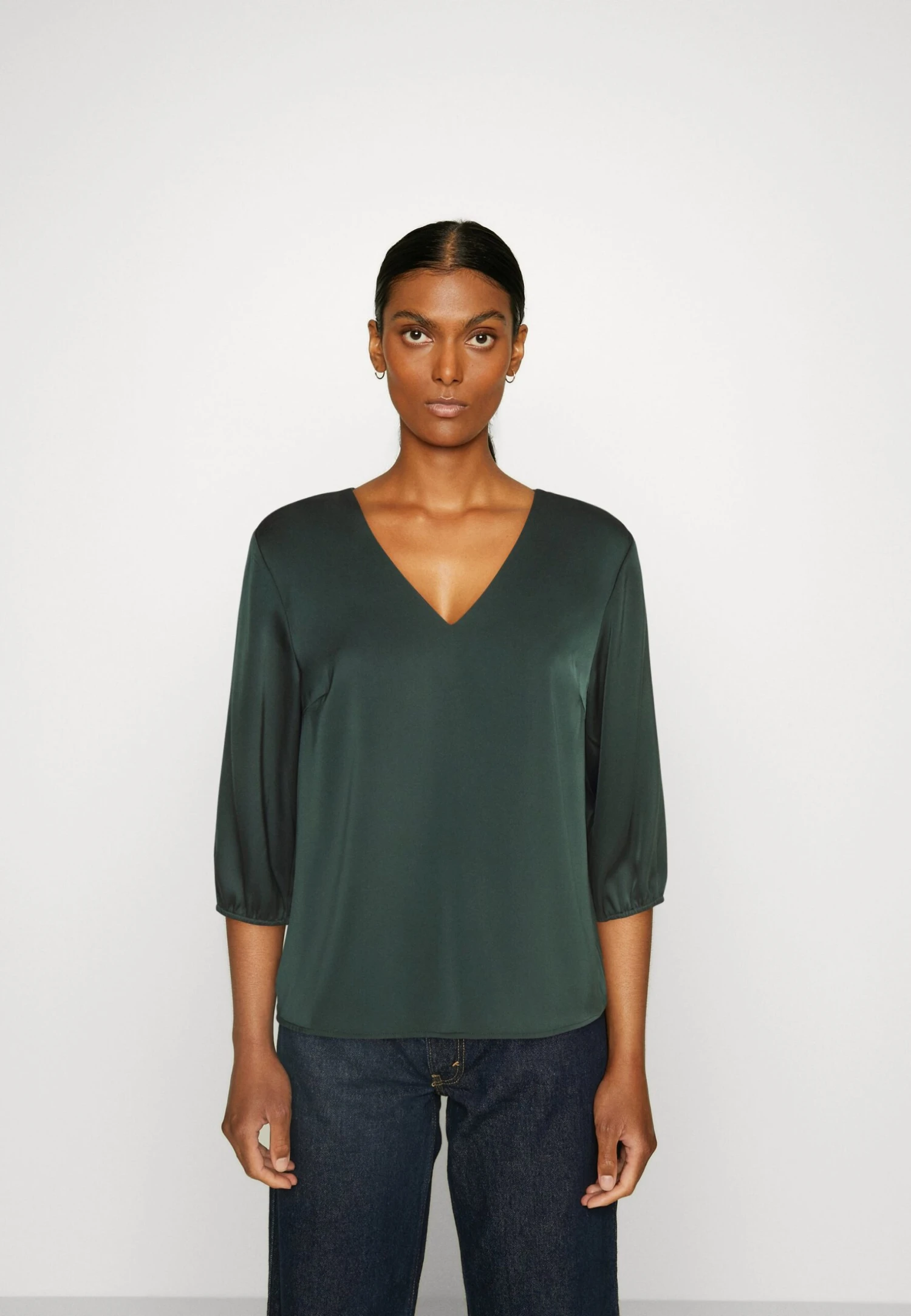 Anna Field Blusa - Dark Green 1 Anna Field Blusa - Dark Green