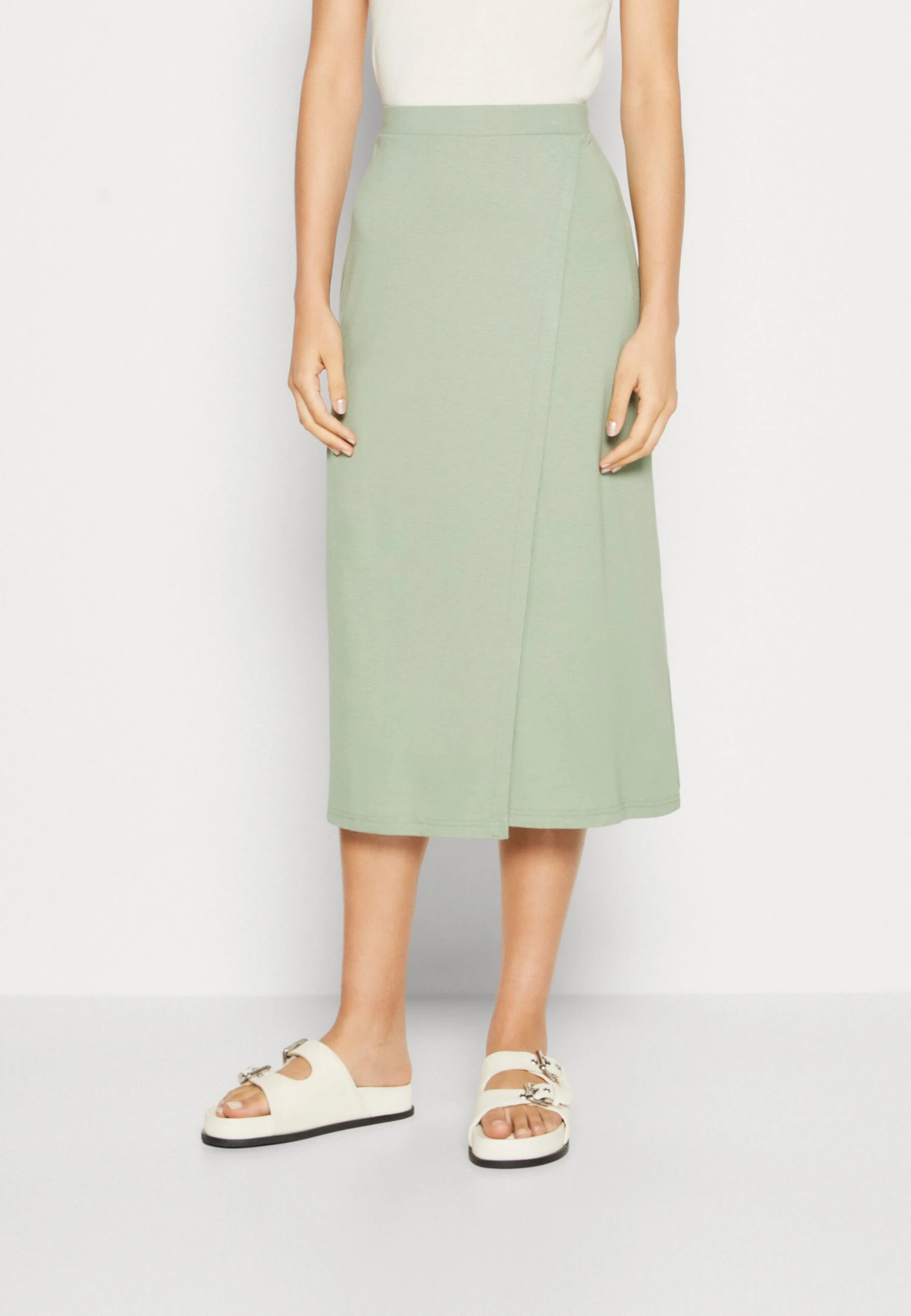 Anna Field Falda Cruzada - Light Green 1 Anna Field Falda Cruzada - Light Green
