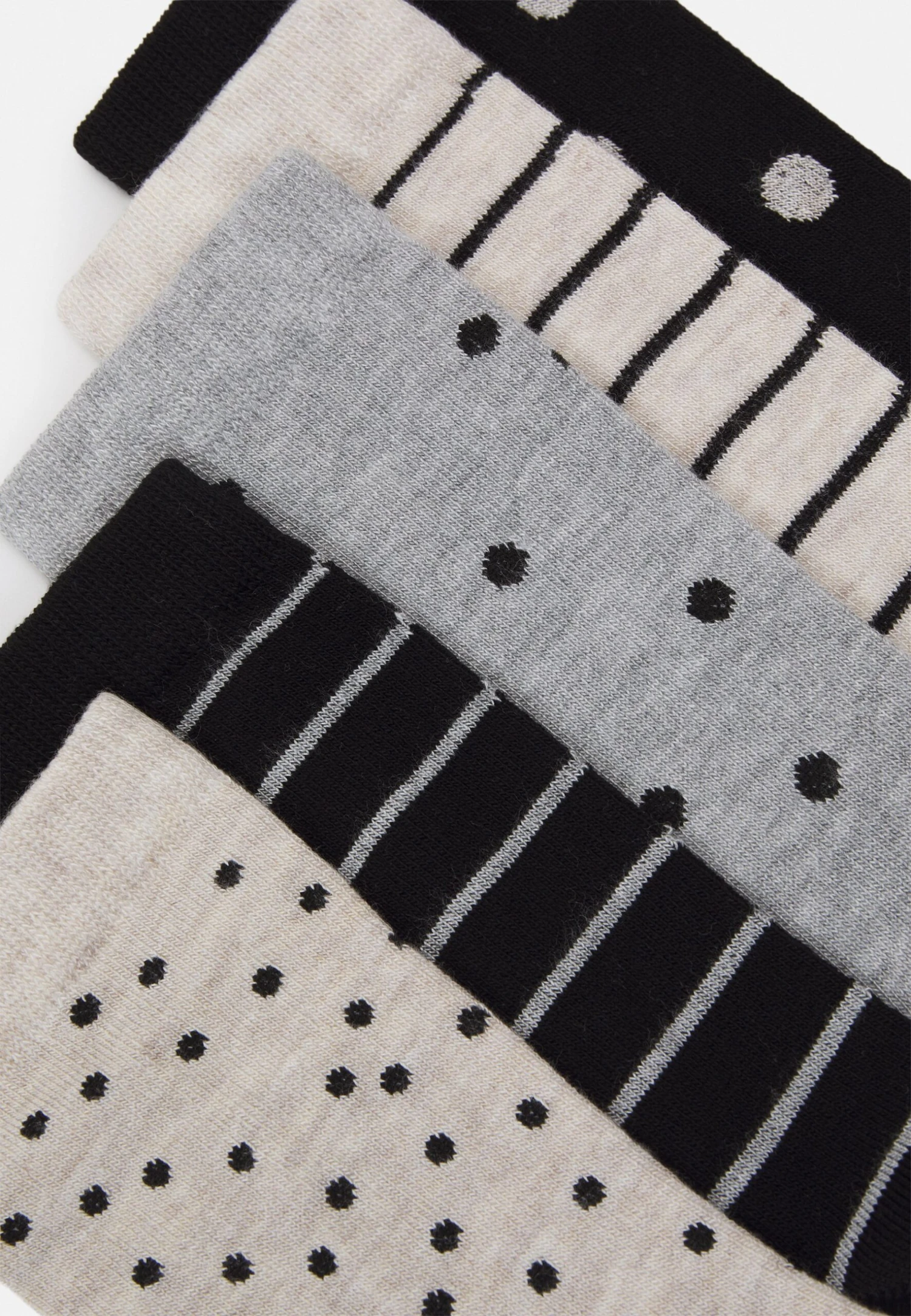Anna Field 5 Pack - Calcetines - Grey/Black 2 Anna Field 5 Pack - Calcetines - Grey/Black - Imagen 2