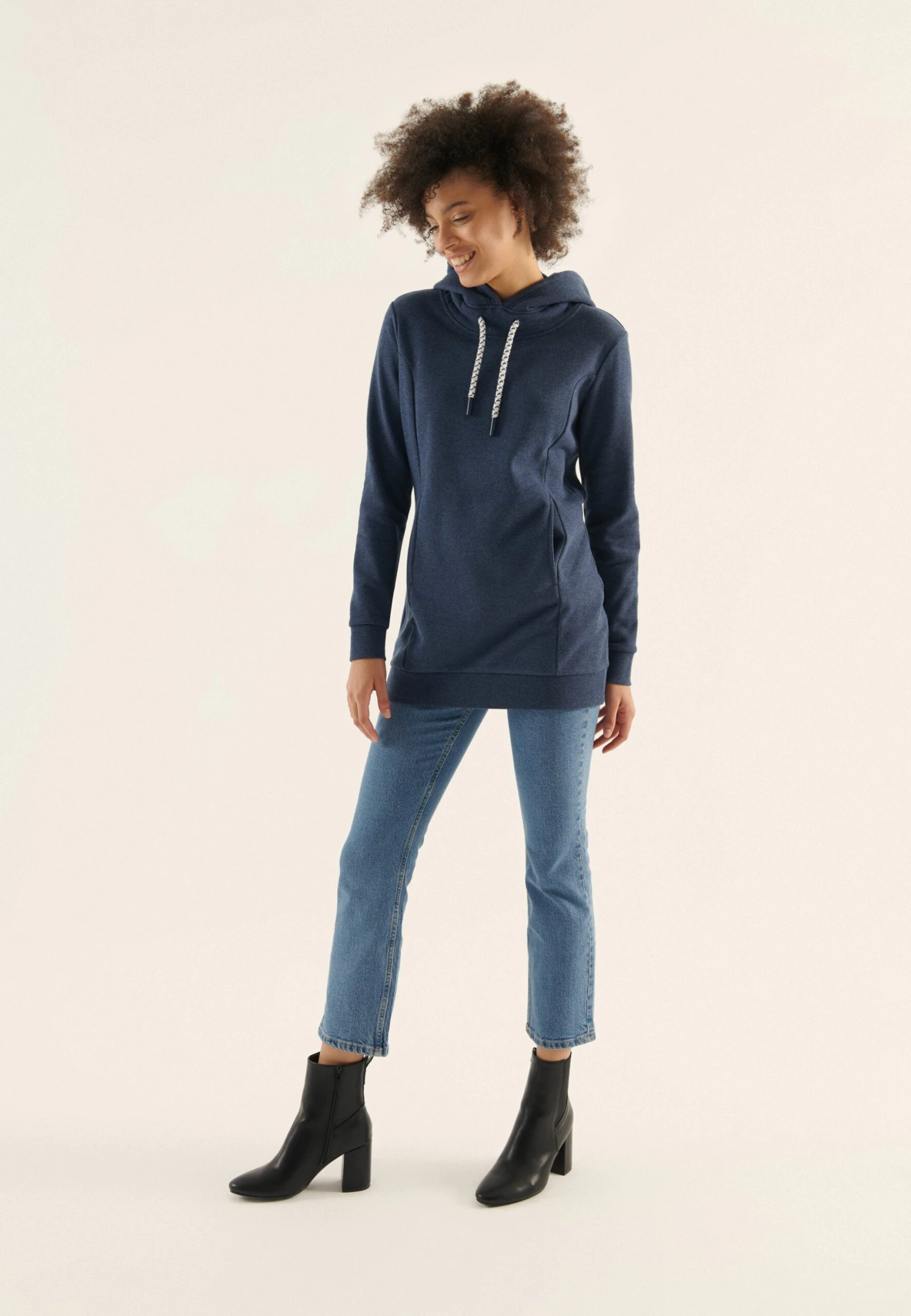Anna Field Sudadera - Dark Blue/Mottled Blue 2 Anna Field Sudadera - Dark Blue/Mottled Blue - Imagen 2
