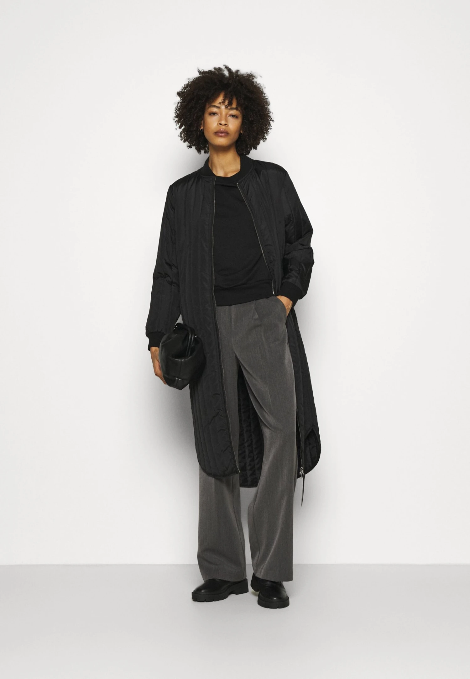 Anna Field Basic CleanCrew Neck Sweatshirt- Sudadera - Black 2 Anna Field Basic CleanCrew Neck Sweatshirt- Sudadera - Black - Imagen 2