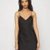 Anna Field Simple Satin Nightie - Camisón - Black