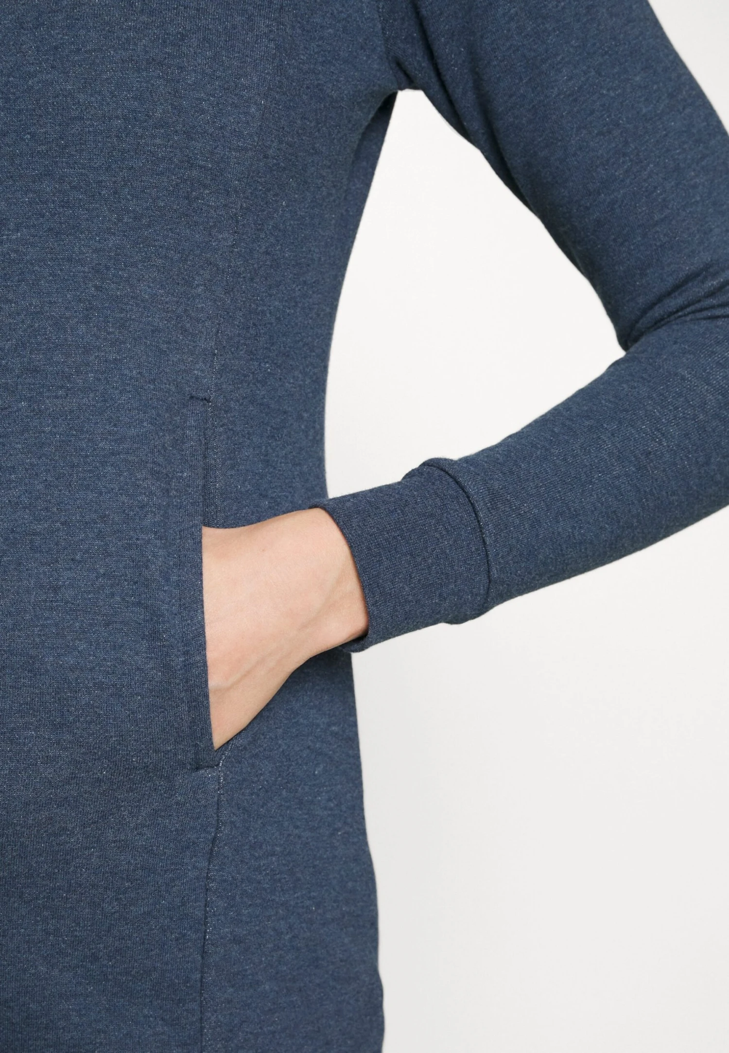 Jersey Con Capucha - Mottled Dark Blue 5 Jersey Con Capucha - Mottled Dark Blue - Imagen 5