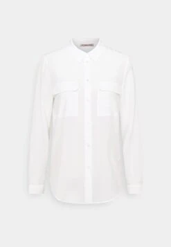 Anna Field Basic Blouse With Front Pockets - Camisa - Offwhite -Ofertas Anna Field Tienda de3c89d9a03c44d697e93a88152dd3de