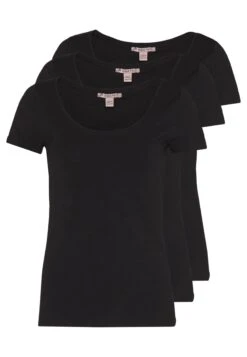 Anna Field 3 Pack - Camiseta Básica - Black