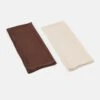 Anna Field 2 Pack - Pañuelo - Off-White/Brown