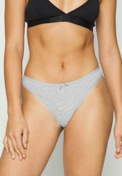 Anna Field Georgina 7Pp Thong Cotton - Tanga - Black/Grey -Ofertas Anna Field Tienda e16abc47a87c45c3a176c2f7fb122131