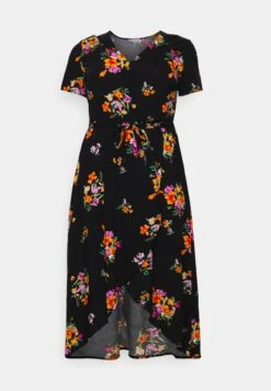 Wrap Dress High Low Hem - Vestido Informal - Black -Ofertas Anna Field Tienda f33b7617d508425a85a3aa9c2ad78af8