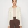 Anna Field Pointelle Bolero - Chaqueta De Punto -Offwhite